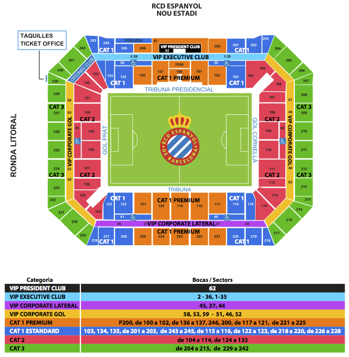 Buy tickets Espanyol vs Real Sociedad , La Estadi de Cornellá El Prat, Barcelona