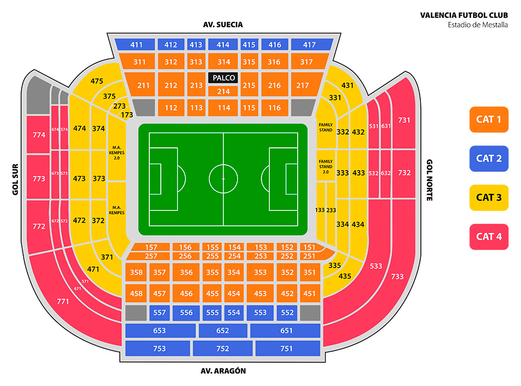 Buy tickets Valencia CF vs FC Barcelona , La Liga, Mestalla, Valencia